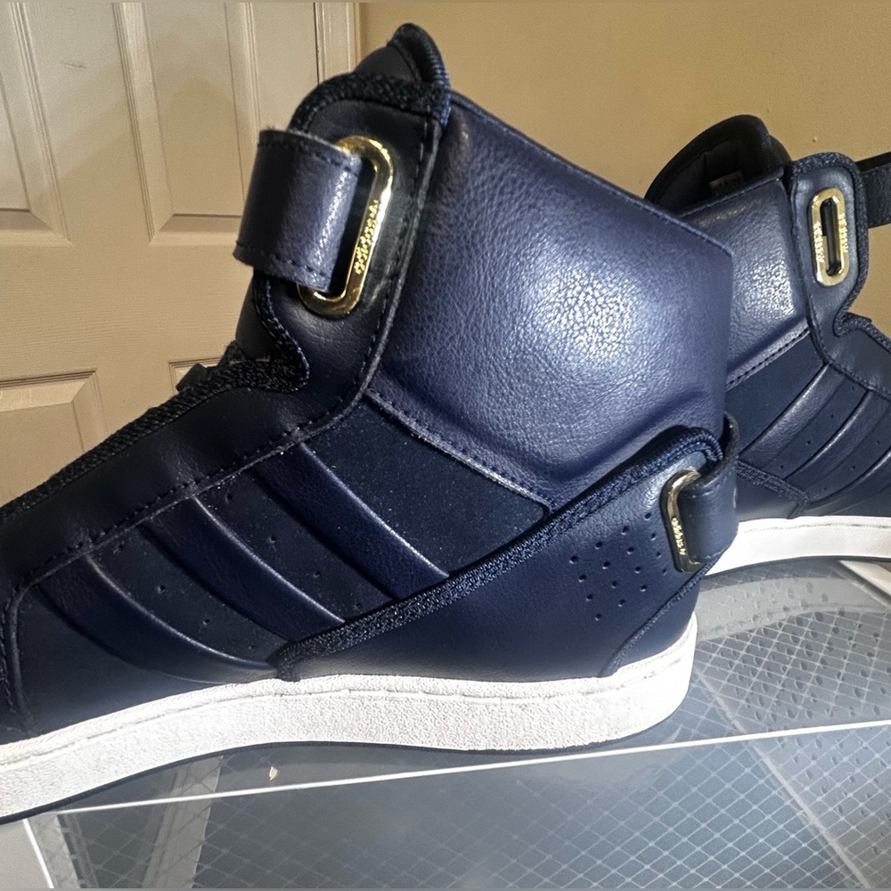 Adidas Men's AR 3.0 Mid Indigo/Gold Metallic/Sneakers - Picture 8 of 12